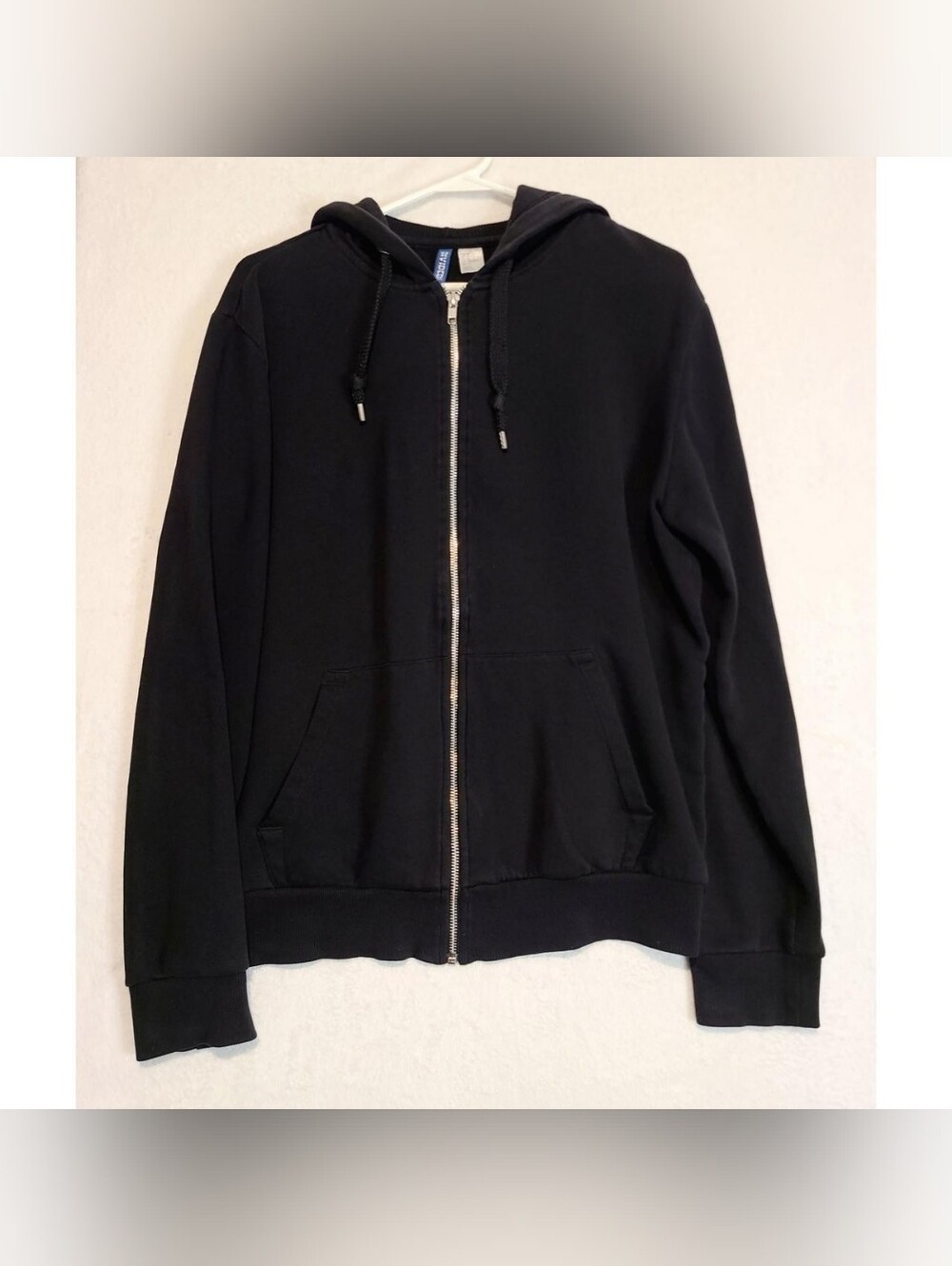 Black H&M Men's Zip up Hoodie